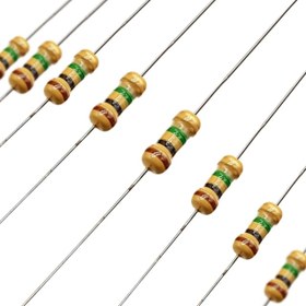 تصویر مقاومت 1 مگا اهم 1/4 وات 5% resistor 1 M ohm 1/4W 5%