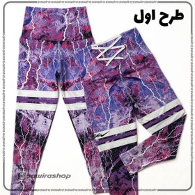 تصویر لگ بیندر طرح دار زنانه نایک (Nike) - (کد: 1614) 