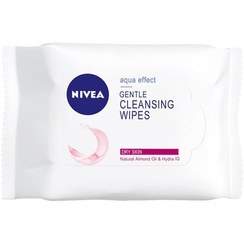 تصویر دستمال پاک کننده آرایش پوست خشک و حساس NIVEA ا Nivea Gentle Cleansing Wipes Nivea Gentle Cleansing Wipes