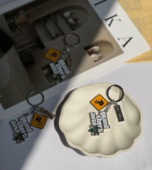 تصویر جاکلیدی فلزی طرح GTA V 