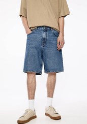 تصویر شورت و شلوارک مردانه پول اند بیر Pull & Bear اورجینال 3694505 
