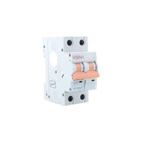 تصویر فیوز مینیاتوری دو پل 4 آمپر ویسنا مدل 6KA (تیپ C) Visena 6KA Single-Pole Miniature Circuit Breaker 25 amp