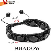 تصویر دستبند سنگی عقیق جاسپر پلنگی کد N675 