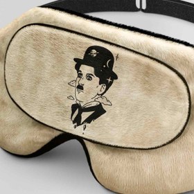 تصویر طرح چارلی چاپلین برای چشم بند خواب کورال Charlie Chaplini Design for Coral496 Sleep Mask
