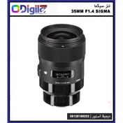 تصویر لنز سیگما 35mm f1.4 Sigma E mount 