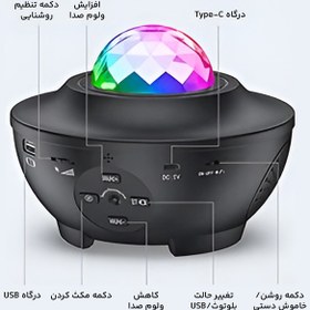 تصویر رقص نور مدل لیزری LSL07 - چند رنگ 