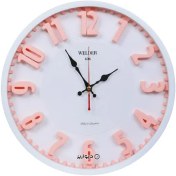 تصویر ساعت دیواری ولدر 606 - قطر 38 سانت | پاستیلی مناسب کودک و نوجوان 