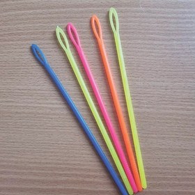 تصویر سوزن خیاطی مدل پلاستیکی کد 195 مجموعه 2 عددی 