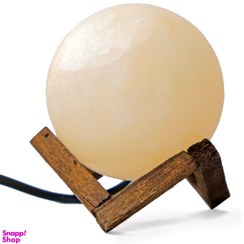 تصویر آباژور رومیزی مدل سنگ نمک گوی سایز 12 