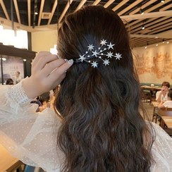 تصویر گیره مو انبری مجلسی ستاره 