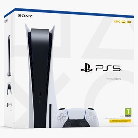 تصویر PlayStation 5 دیسک خور + دوال سنس قرمز 