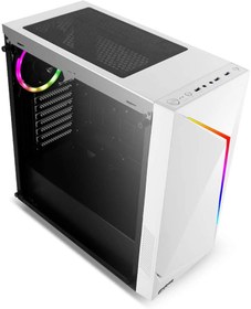 تصویر Antec NX Series NX300 White کیس Antec NX Series NX300 White, Mid-Tower ATX Gaming Case