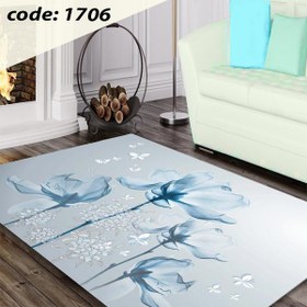 تصویر روفرشی کشدار طرح کلاسیک کد1706 