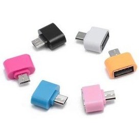 تصویر مبدل microUSB به USB OTG معمولی 