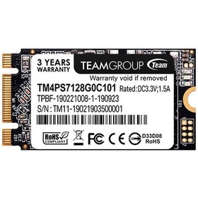 تصویر اس اس دی اینترنال M2 2242 تیم گروپ مدل MS30 ظرفیت 128 گیگابایت ا Team Group MS30 M2 2242 Internal SSD 128 GB Team Group MS30 M2 2242 Internal SSD 128 GB