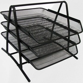 تصویر کازیه سه طبقه فلزی نگین 