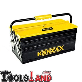 تصویر جعبه ابزار اتومات سه طبقه 50 سانت کنزاکس مدل  KTB 1503 tool box Kenzax 50 cm 3 floors model KTB 1503