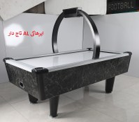 تصویر ایرهاکی ۸ فوت فول AL تاجدار المپیک بهمراه یک فن توربو دوقلو و قابلیت نصب کارت خوان و تیکت خور 8-ft full AL Olympic-certified air hockey with a twin turbo fan and the ability to install a card reader and ticket dispenser
