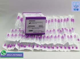 تصویر نیدل بنفش گیج ۲۴ شنزو با طول ۱/۴ اینچ | بسته ۱۰۰ عددی 