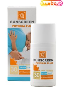 تصویر مای فلوئید ضد آفتاب فیزیکال سیف دیفنس اس پی اف My Physical Fluid Safe Defense Sunscreen Cream Spf