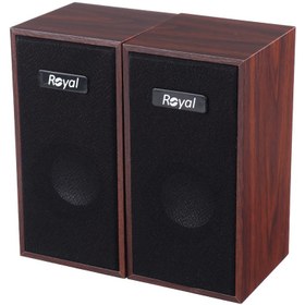 تصویر اسپیکر دو تکه Royal RSL-716 Royal RSL-716 MULTIMEDIA USB 2.0 SPEAKER