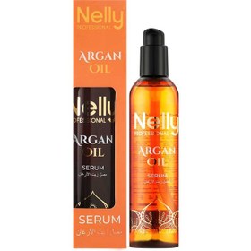 تصویر روغن آرگان مو نلی NELLY مدل ARGAN OIL حجم 300 میلی لیتر 