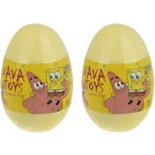 تصویر تخم مرغ شانسی وو تویز مدل باب اسفنجی و پاتریک وزن ۱۴۰ گرم 