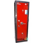 تصویر گاوصندوق نسوز کاوه مدل 1400 جا اسلحه قفل کلیدی 