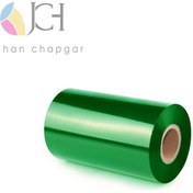 تصویر ریبون وکس رزین سبز 300×110 میلیمتری 