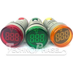 تصویر چراغ سیگنال ولت متری تکنوفاز مدل TP-VM22AC 