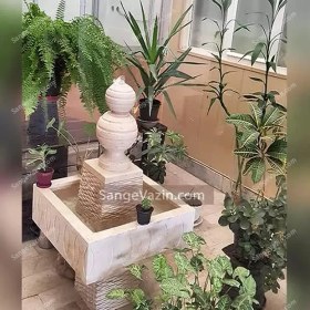 تصویر آبنما خانگی مدل سنگی گلخانه 