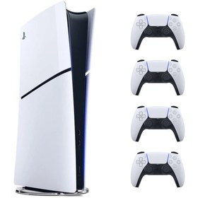 تصویر کنسول بازی سونی PS5 Slim Digital | به همراه سه دسته اضافه Sony PlayStation 5 Slim Digital + 3 extra controller