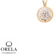 تصویر پلاک طلا 18 عیار گوی سوارسکی 