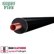 تصویر عایق الاستومری خام لوله ای سایز 114 به ضخامت 9 