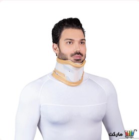 تصویر گردن بند طبی سخت چانه دار Rigid cervical collar with chin