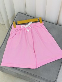 تصویر ست تیشرت و شورتک پلنگ صورتی 