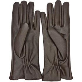 تصویر دستکش چرم زنانه کد R10 