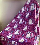 تصویر پتو مسافرتی ژله ای طرح کیتی kitty