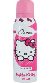 تصویر دئودرانت کودک ضدحساسیت 130میل هلو کیتی درکس Derex anti-allergic baby deodorant hello kitty 130ml