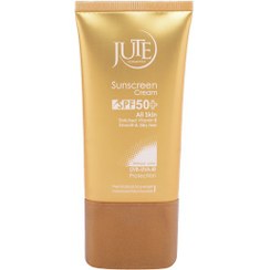 تصویر كرم ضد آفتاب ژوت انواع پوست بی رنگ 50 میل Jute spf50 For All Skin Colorless Sunscreen Cream