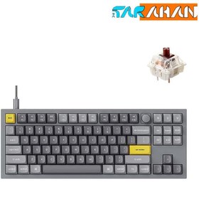 تصویر کیبورد گیمینگ باسیم کیکرون مدل Q3 Keychron Q3 USB Mechanical Wired Gaming Keyboard