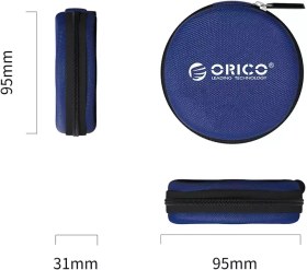 تصویر کیف لوازم جانبی ضد آب اوریکو ORICO PH-EH2 Headphones/Data Cable Storage Bag 