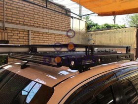 تصویر باربند تویوتا هایلوکس ریوو کمل آفرود Roof basket Toyota Hilux Revo Cameloffroad 