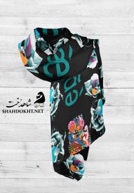 تصویر شال شاین مجلسی شاهدخت طرح فیور اسپرت دست دوز SH-FIOSH FIORSPORTSHAWL