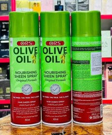 تصویر اسپری شاین اولیو اصلی Norishing sheen spray olive ORS
