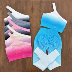 تصویر ست آمبره کبریتی زنانه با لگ ورزشی فیت بدن و کشی 