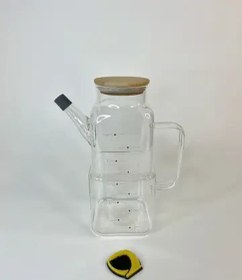 تصویر روغن ریز پیرکس مربع دوتکه 1000 میلی لیتر 