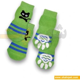 تصویر جوراب سگ و گربه مدل PS1 Pet Socks