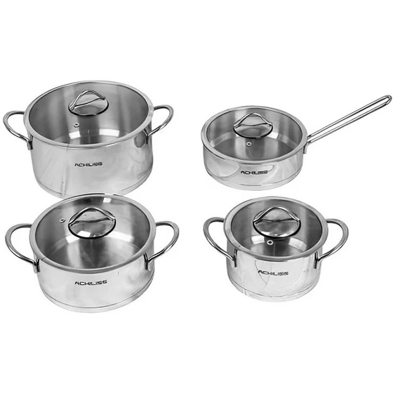 Karaca Alaz 8 Pieces Steel Cookware Set –