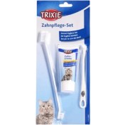 تصویر ست مسواک و خمیر دندان تریکسی Trixie مخصوص گربه وزن 50 گرم 
